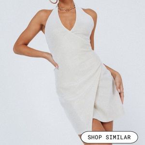 Princess Polly Mini Gold Sparkle Dress